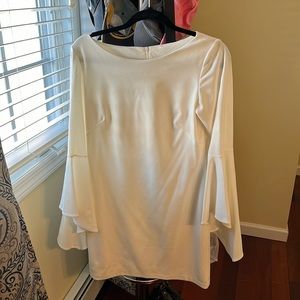 Mini white formal dress